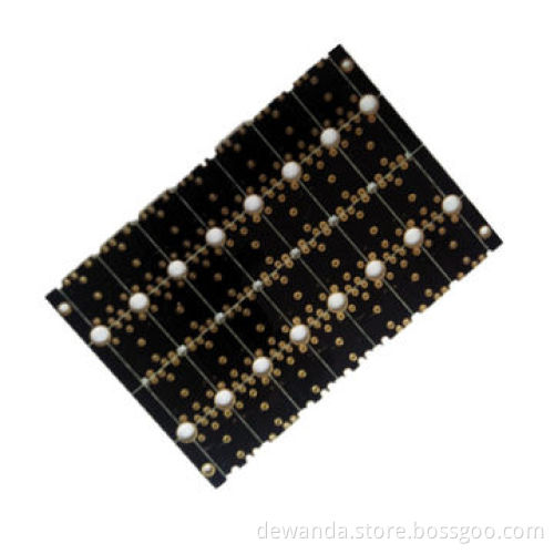 Double-sided FR-4 PCB, 0.4mm board thickness